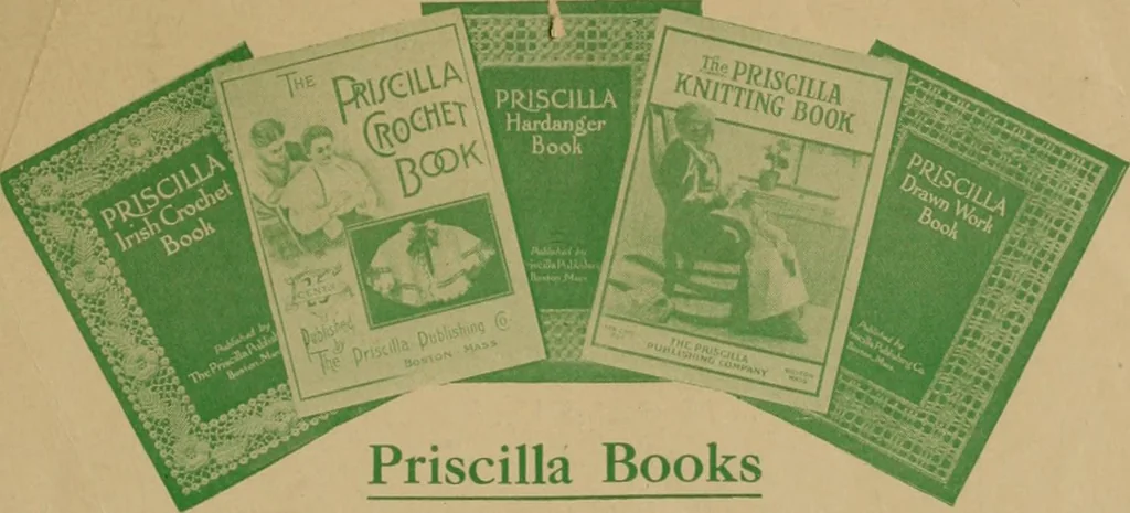 An illustration from The Priscilla basketry book a collection of baskets and other articles with lessons for working and directions for dyeing and staining, 1911, leaf 24