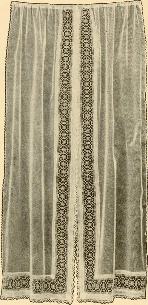 An illustration from The Priscilla crochet book, edgings and insertions, no. 2; a collection of beautiful and useful patterns, with directions for working, 1916, leaf 27