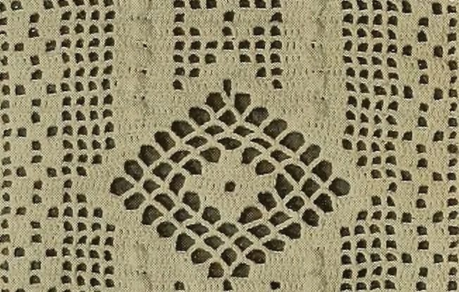An illustration from The Priscilla crochet book, edgings and insertions; a collection of beautiful and useful patterns, with directions for working, 1913, leaf 32