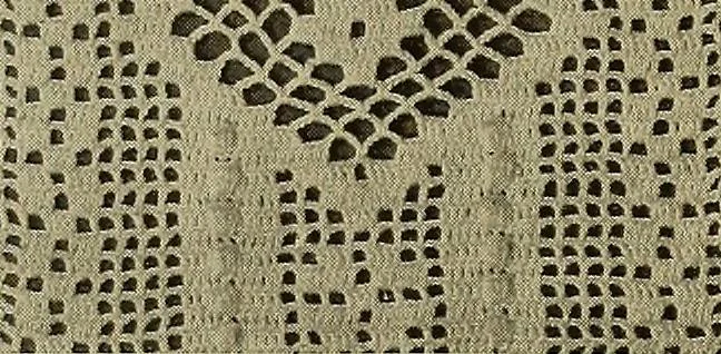An illustration from The Priscilla crochet book, edgings and insertions; a collection of beautiful and useful patterns, with directions for working, 1913, leaf 32