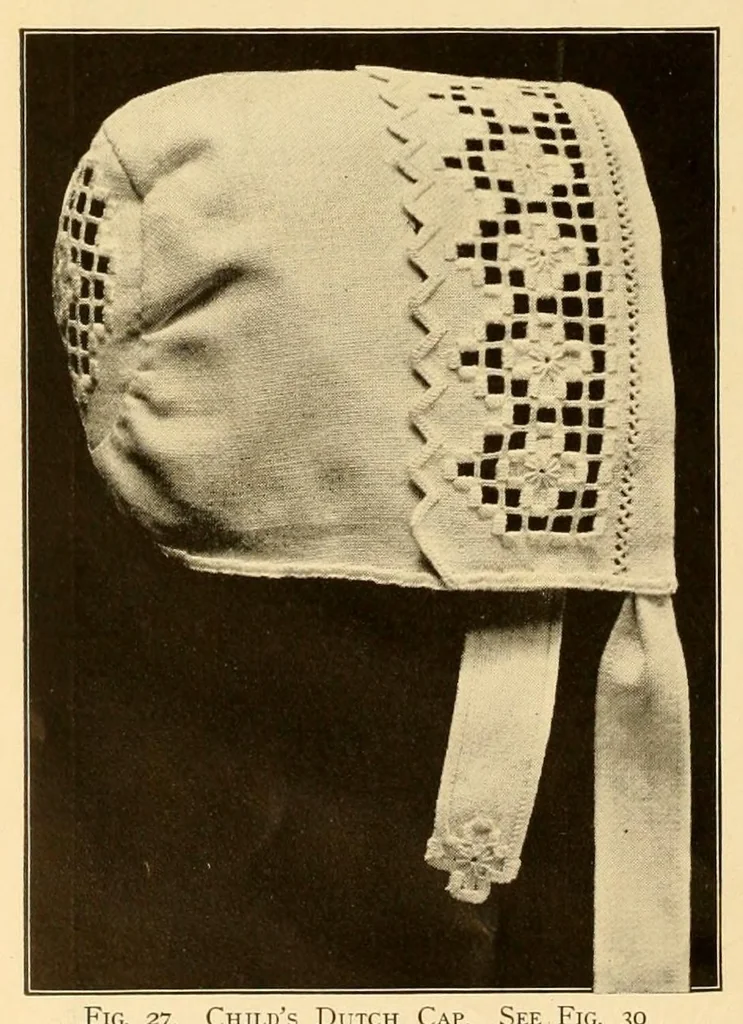 An illustration from The Priscilla Hardanger book; a collection of beautiful designs in Hardanger embroidery, 1909, leaf 16