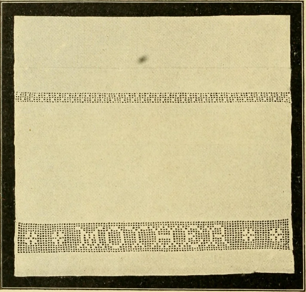 An illustration from Priscilla juniors' crochet book; models and directions for crocheting adapted to girls from 8 to 12 years, 1914, leaf 11