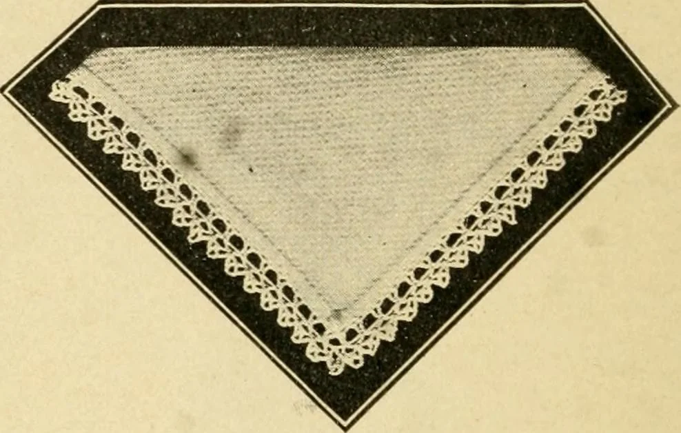 An illustration from Priscilla juniors' crochet book; models and directions for crocheting adapted to girls from 8 to 12 years, 1914, leaf 21