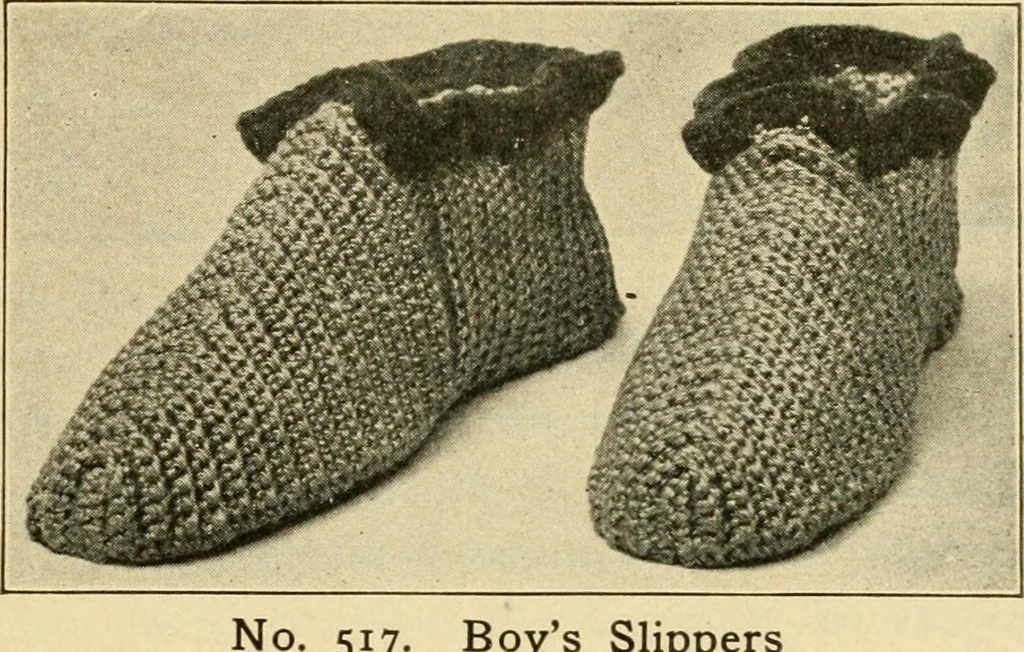 An illustration from Priscilla juniors' crochet book; models and directions for crocheting adapted to girls from 8 to 12 years, 1914, leaf 22