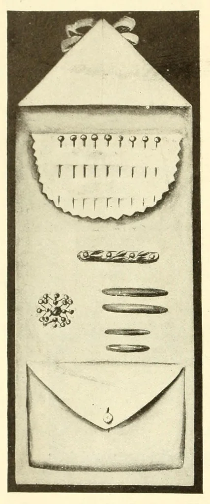 An illustration from The Priscilla needlework book, 1908, leaf 16
