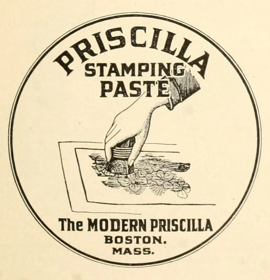 An illustration from The Priscilla needlework book, 1908, leaf 71