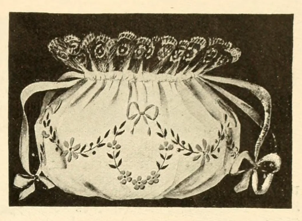 An illustration from The Priscilla needlework book, 1908, leaf 9