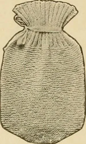 An illustration from The Priscilla war work book, including directions for knitted garments and comfort kits from the American Red cross, and knitted garments for the boy scout, 1917, leaf 33