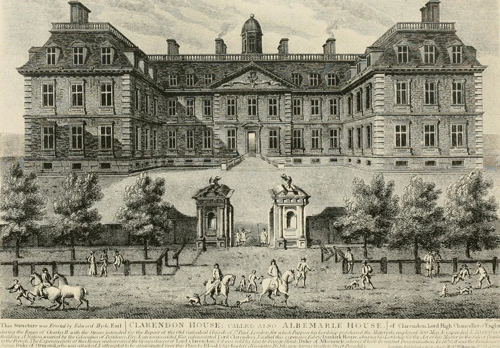 An illustration from The private palaces of London past and present, 1908, leaf 103