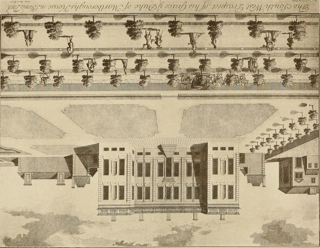 An illustration from The private palaces of London past and present, 1908, leaf 151