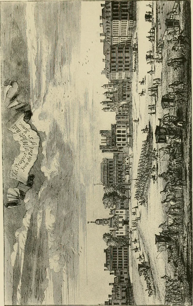An illustration from The private palaces of London past and present, 1908, leaf 180