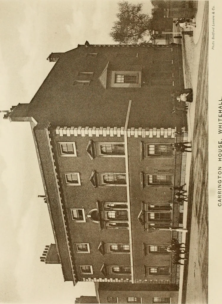 An illustration from The private palaces of London past and present, 1908, leaf 193