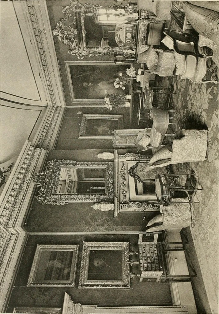 An illustration from The private palaces of London past and present, 1908, leaf 287