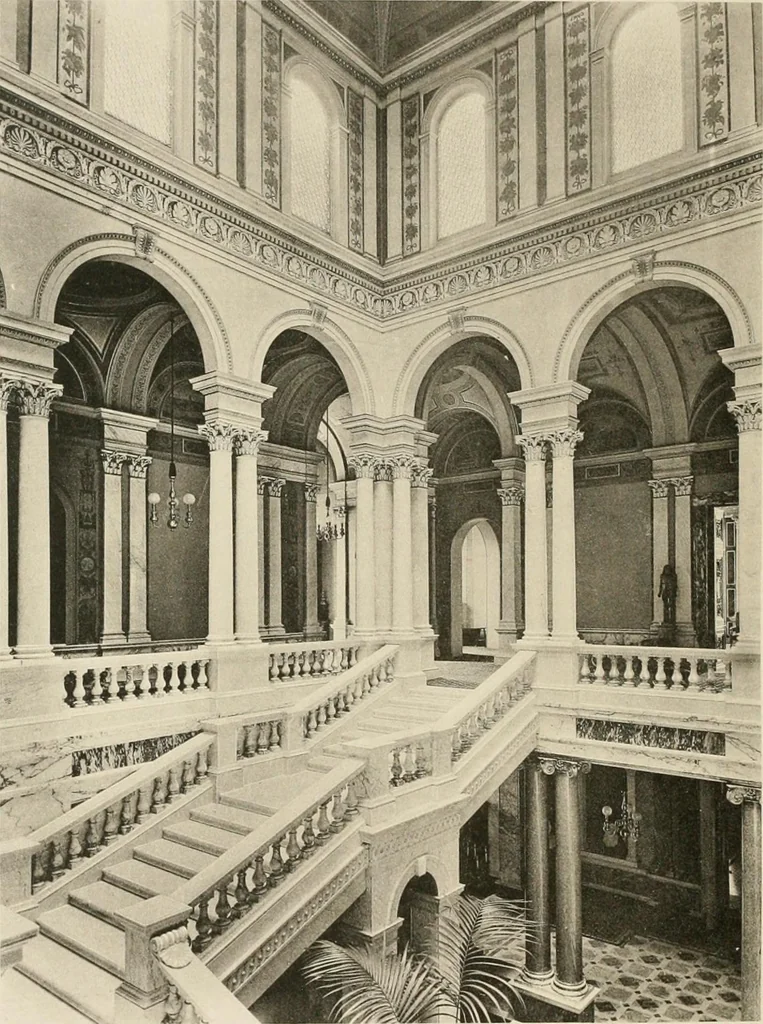 An illustration from The private palaces of London past and present, 1908, leaf 321