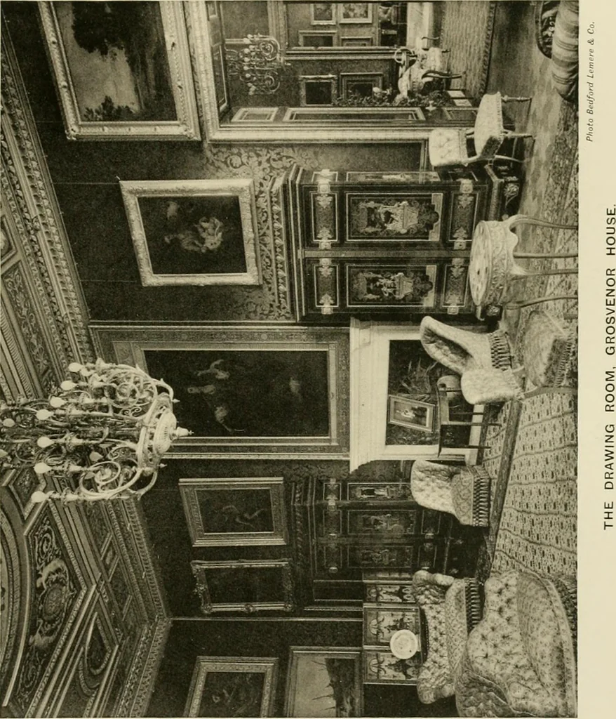 An illustration from The private palaces of London past and present, 1908, leaf 338