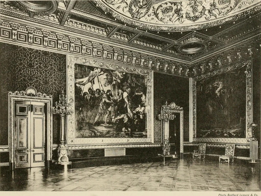 An illustration from The private palaces of London past and present, 1908, leaf 353