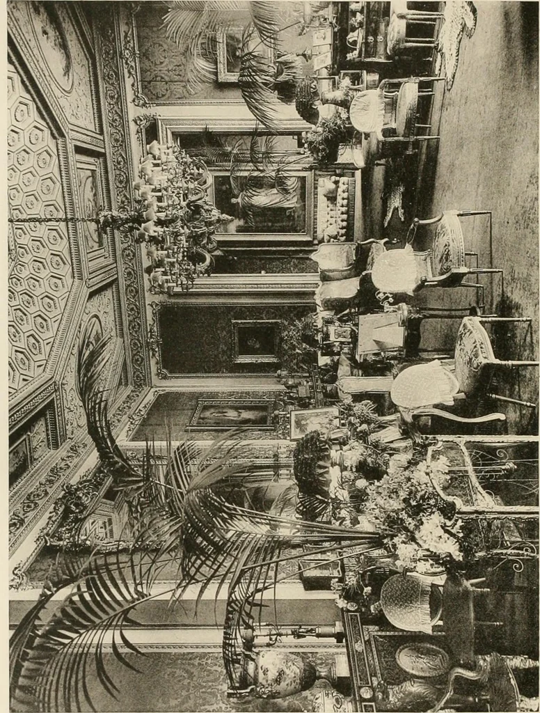 An illustration from The private palaces of London past and present, 1908, leaf 383