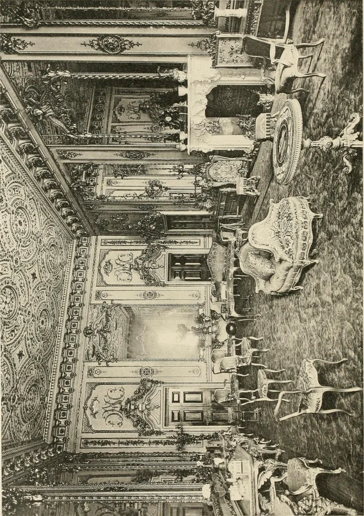 An illustration from The private palaces of London past and present, 1908, leaf 407