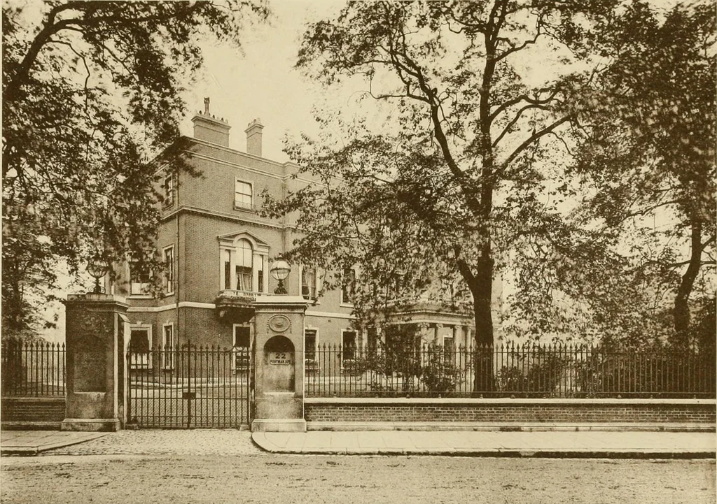 An illustration from The private palaces of London past and present, 1908, leaf 422