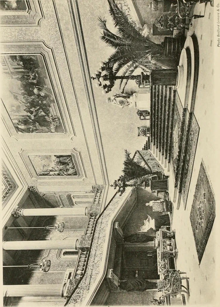 An illustration from The private palaces of London past and present, 1908, leaf 453