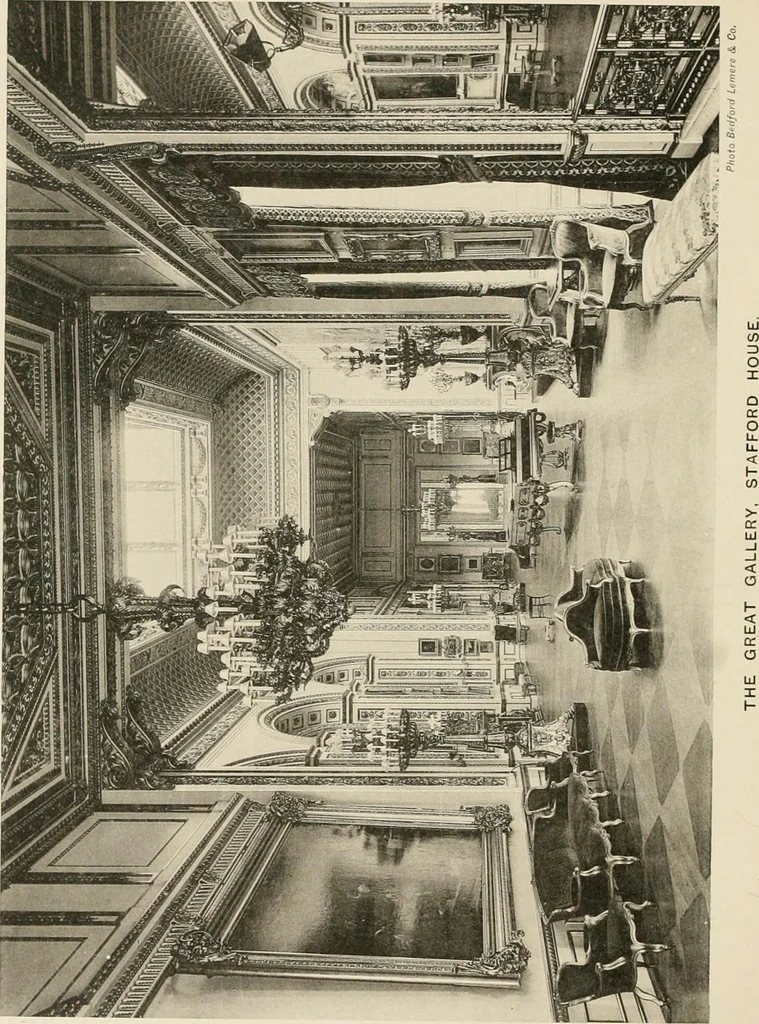 An illustration from The private palaces of London past and present, 1908, leaf 465