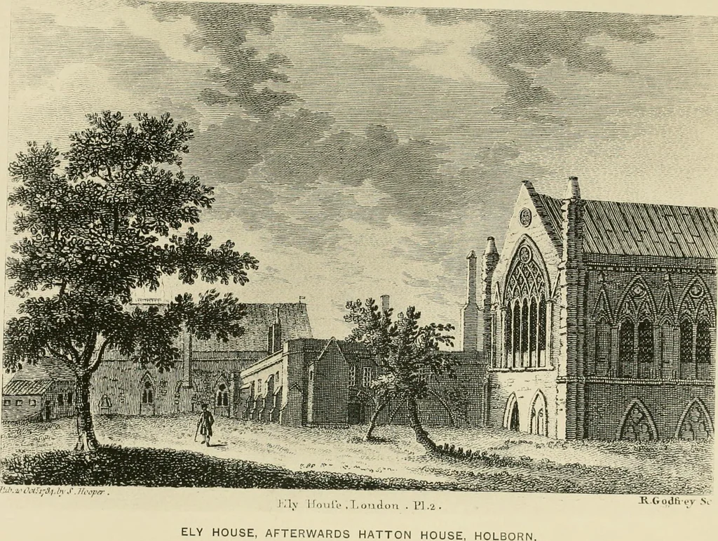 An illustration from The private palaces of London past and present, 1908, leaf 48