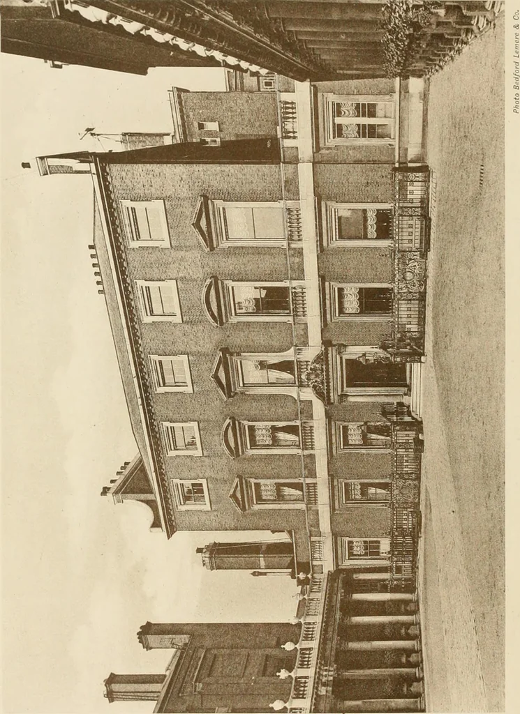 An illustration from The private palaces of London past and present, 1908, leaf 7
