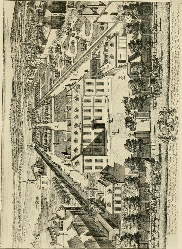 An illustration from The private palaces of London past and present, 1908, leaf 92