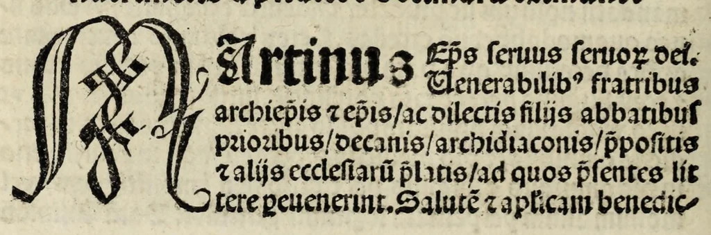 An illustration from [Privilegia ordinis Cisterciensis], leaf 154