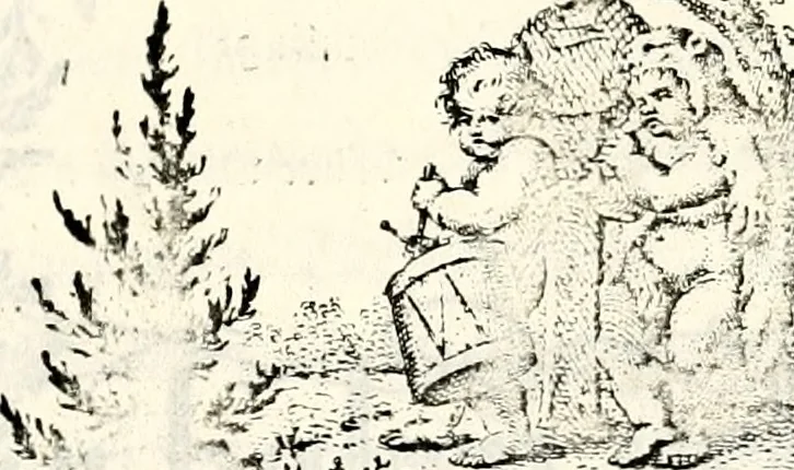 An illustration from Proben des hohen Teütschen Reichs Adels, oder, Sammlungen alter Denkmäler, Grabsteinen, Wappen, Inn- und Urschriften, u: d: nach ihrem wahren Urbilde aufgenommen unter offener Treüe bewähret und durch Anenbäume auch sonstige Nachrichten erkläret und erläuteret, 1775, leaf 134
