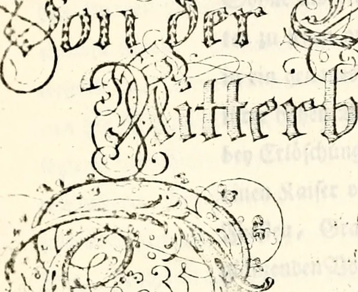 An illustration from Proben des hohen Teütschen Reichs Adels, oder, Sammlungen alter Denkmäler, Grabsteinen, Wappen, Inn- und Urschriften, u: d: nach ihrem wahren Urbilde aufgenommen unter offener Treüe bewähret und durch Anenbäume auch sonstige Nachrichten erkläret und erläuteret, 1775, leaf 168