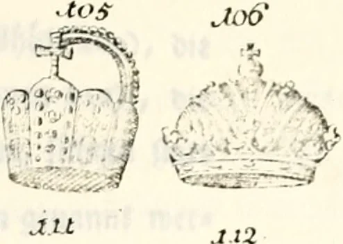 An illustration from Proben des hohen Teütschen Reichs Adels, oder, Sammlungen alter Denkmäler, Grabsteinen, Wappen, Inn- und Urschriften, u: d: nach ihrem wahren Urbilde aufgenommen unter offener Treüe bewähret und durch Anenbäume auch sonstige Nachrichten erkläret und erläuteret, 1775, leaf 244