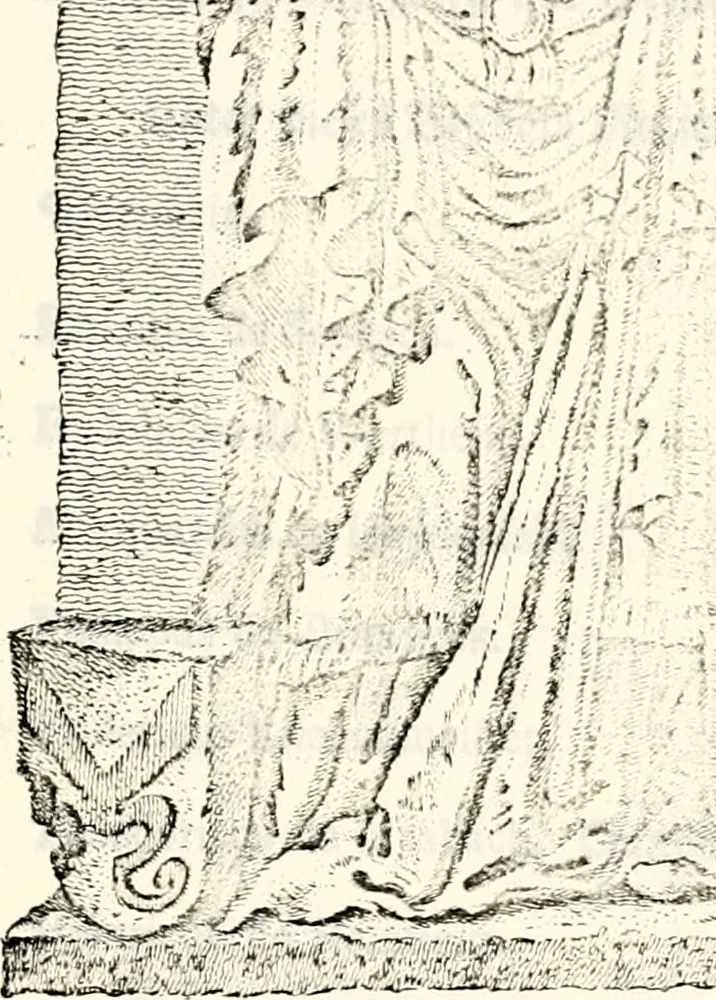 An illustration from Proben des hohen Teütschen Reichs Adels, oder, Sammlungen alter Denkmäler, Grabsteinen, Wappen, Inn- und Urschriften, u: d: nach ihrem wahren Urbilde aufgenommen unter offener Treüe bewähret und durch Anenbäume auch sonstige Nachrichten erkläret und erläuteret, 1775, leaf 572