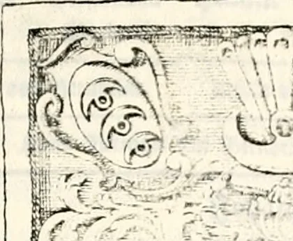 An illustration from Proben des hohen Teütschen Reichs Adels, oder, Sammlungen alter Denkmäler, Grabsteinen, Wappen, Inn- und Urschriften, u: d: nach ihrem wahren Urbilde aufgenommen unter offener Treüe bewähret und durch Anenbäume auch sonstige Nachrichten erkläret und erläuteret, 1775, leaf 384