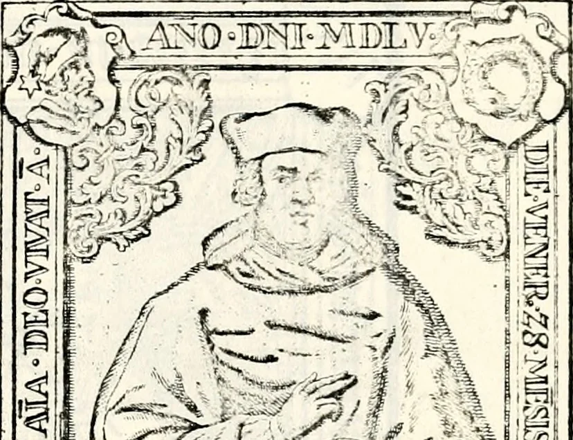 An illustration from Proben des hohen Teütschen Reichs Adels, oder, Sammlungen alter Denkmäler, Grabsteinen, Wappen, Inn- und Urschriften, u: d: nach ihrem wahren Urbilde aufgenommen unter offener Treüe bewähret und durch Anenbäume auch sonstige Nachrichten erkläret und erläuteret, 1775, leaf 54