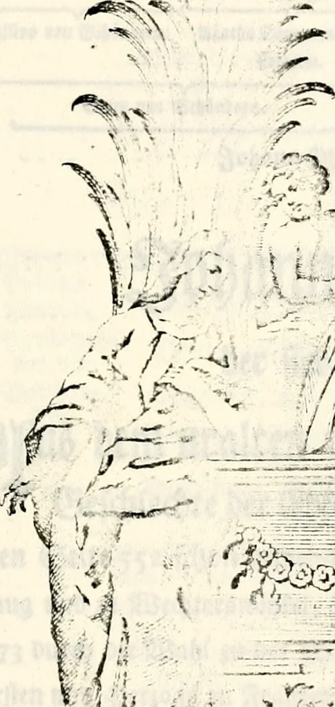 An illustration from Proben des hohen Teütschen Reichs Adels, oder, Sammlungen alter Denkmäler, Grabsteinen, Wappen, Inn- und Urschriften, u: d: nach ihrem wahren Urbilde aufgenommen unter offener Treüe bewähret und durch Anenbäume auch sonstige Nachrichten erkläret und erläuteret, 1775, leaf 542