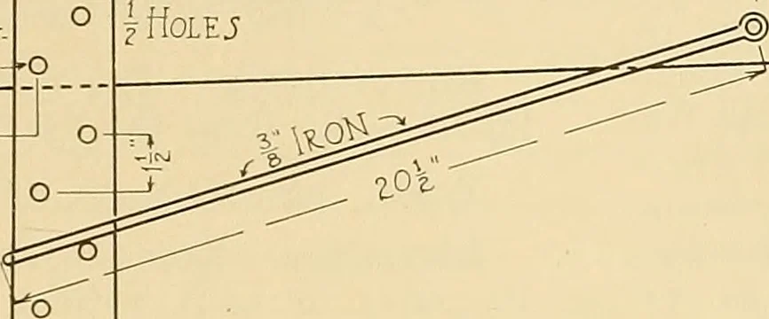 An illustration from Problems in farm woodwork for agricultural schools, high schools, industrial schools, and country schools, 1915, leaf 110