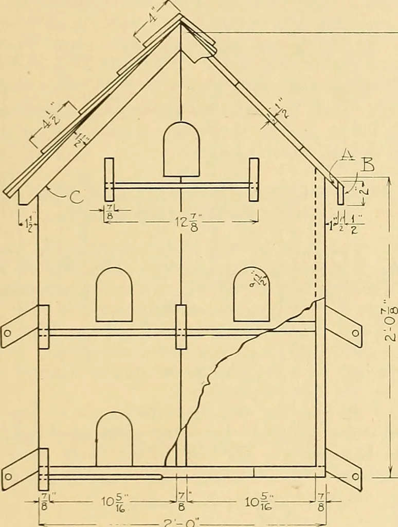 An illustration from Problems in farm woodwork for agricultural schools, high schools, industrial schools, and country schools, 1915, leaf 118