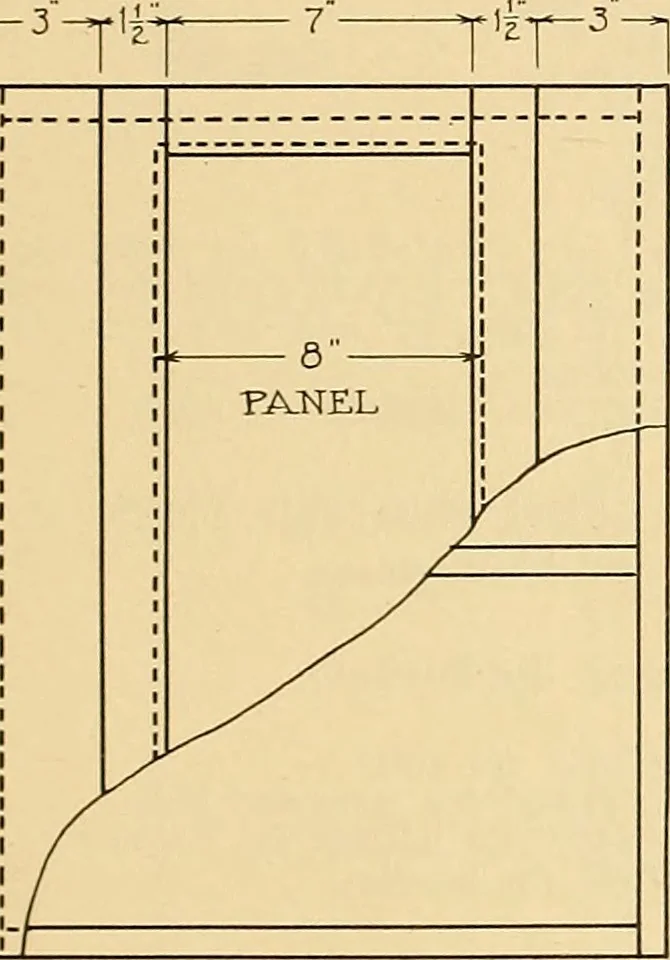 An illustration from Problems in farm woodwork for agricultural schools, high schools, industrial schools, and country schools, 1915, leaf 120