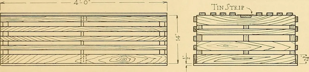 An illustration from Problems in farm woodwork for agricultural schools, high schools, industrial schools, and country schools, 1915, leaf 40