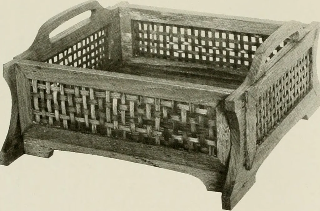 An illustration from Problems in woodwork in combination with other materials for elementary manual training, 1917, leaf 103
