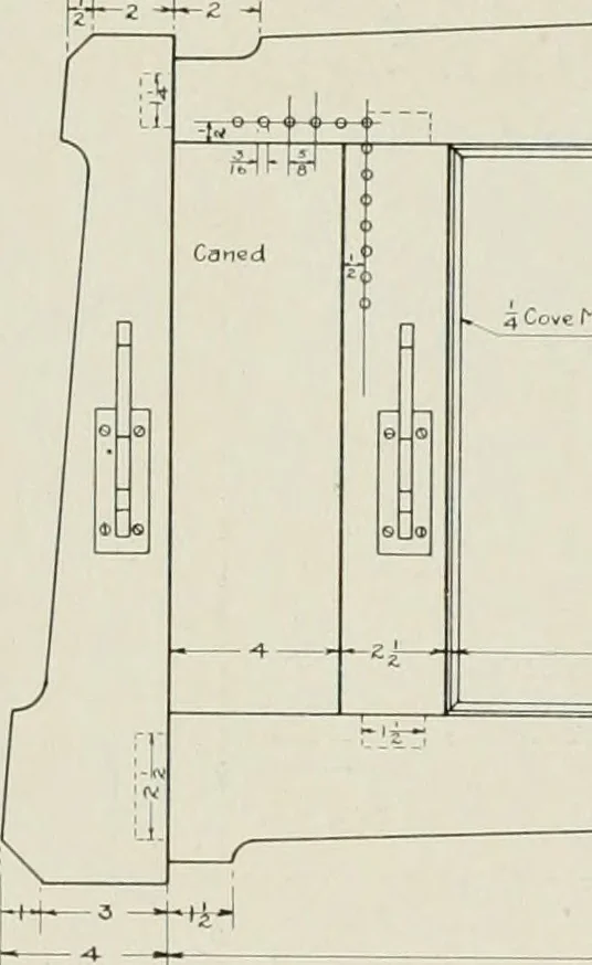 An illustration from Problems in woodwork in combination with other materials for elementary manual training, 1917, leaf 131