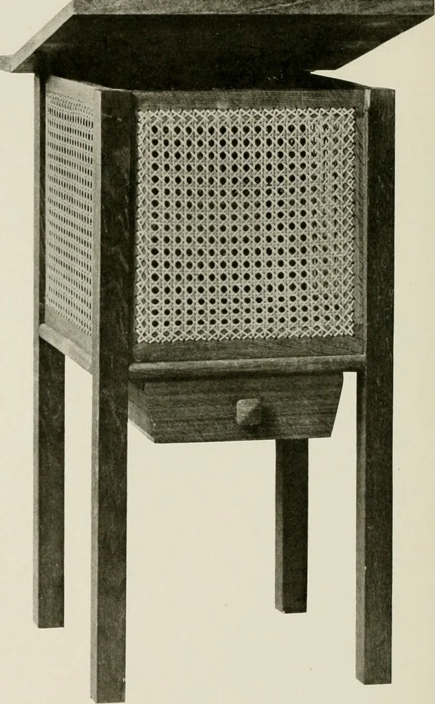 An illustration from Problems in woodwork in combination with other materials for elementary manual training, 1917, leaf 133