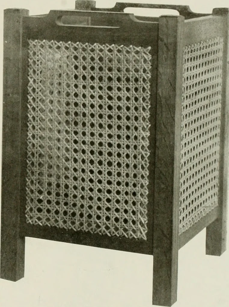An illustration from Problems in woodwork in combination with other materials for elementary manual training, 1917, leaf 136