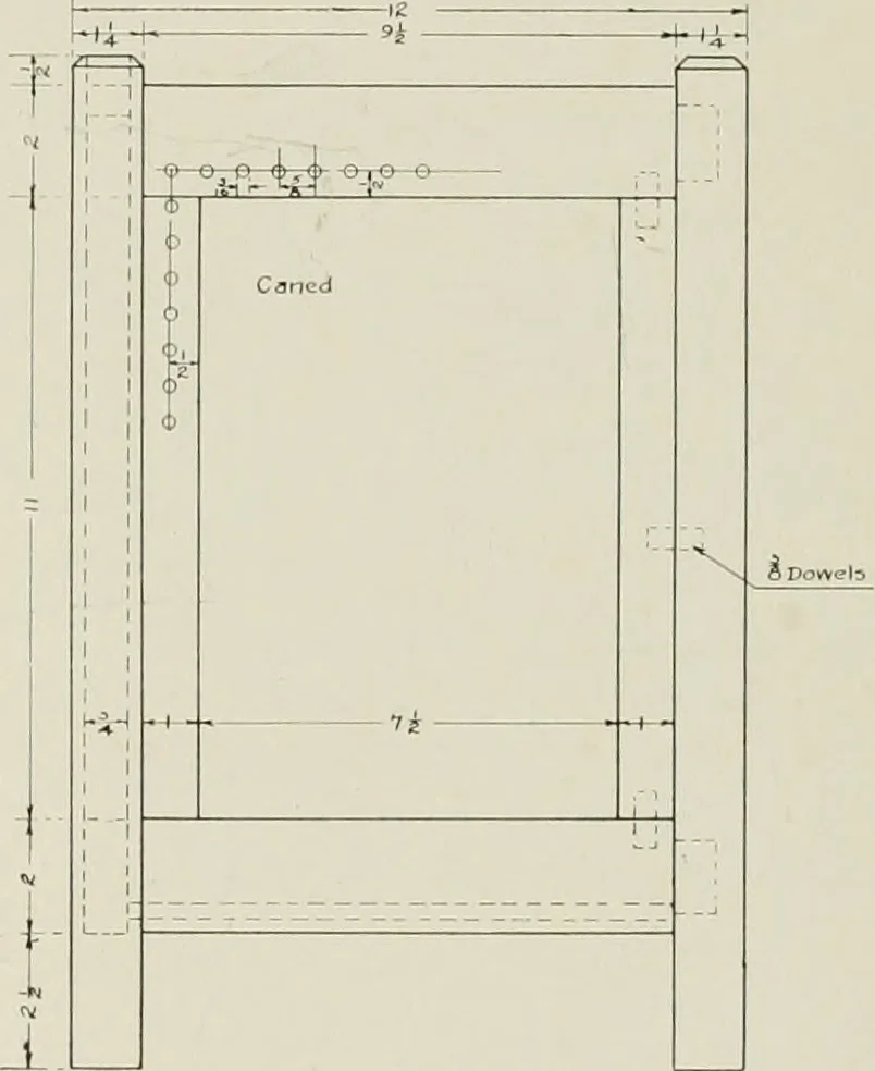 An illustration from Problems in woodwork in combination with other materials for elementary manual training, 1917, leaf 137