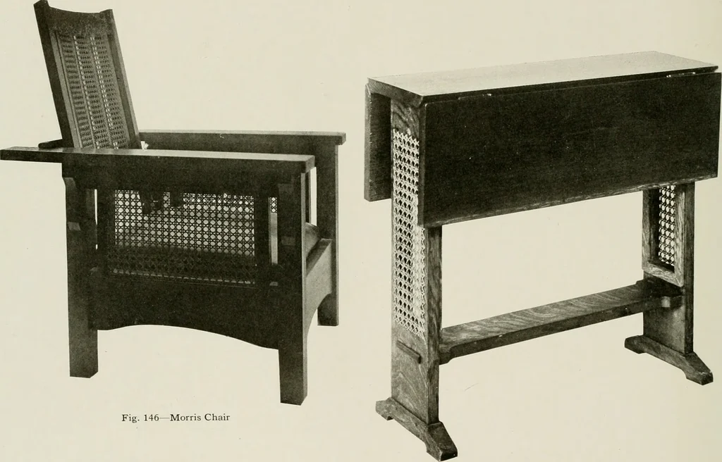 An illustration from Problems in woodwork in combination with other materials for elementary manual training, 1917, leaf 143