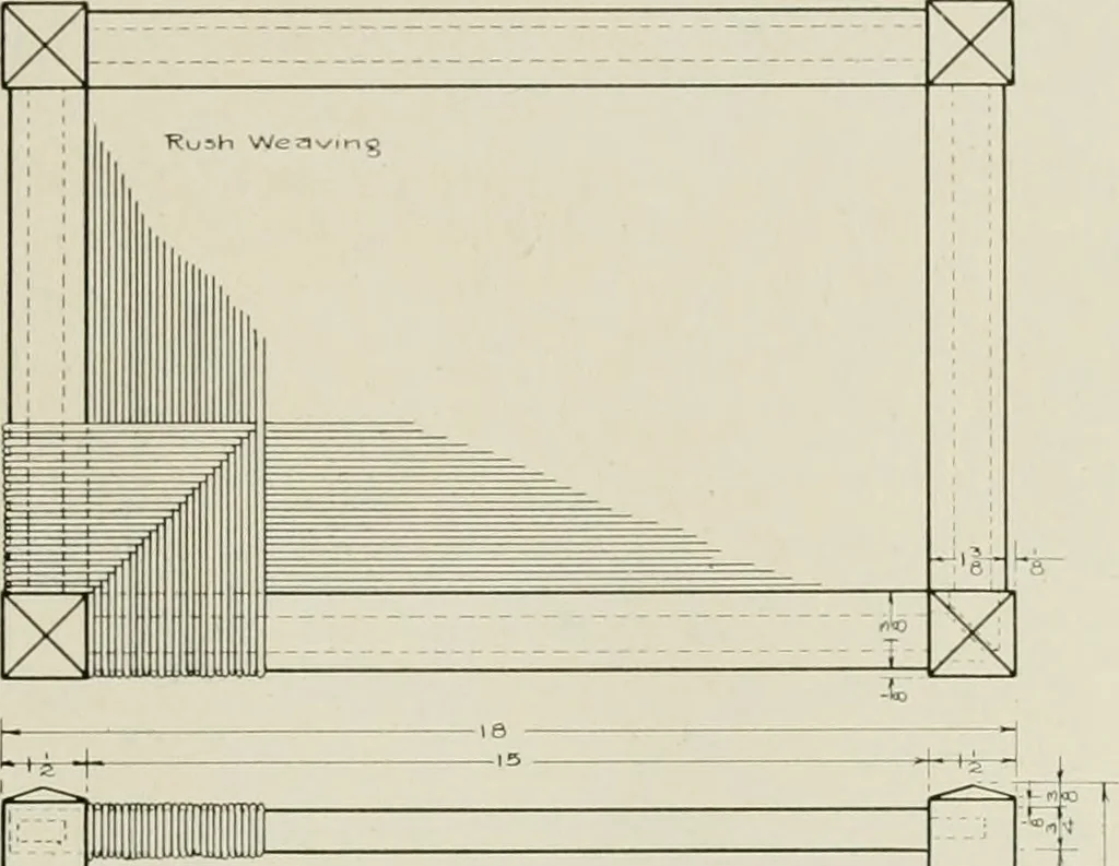 An illustration from Problems in woodwork in combination with other materials for elementary manual training, 1917, leaf 156