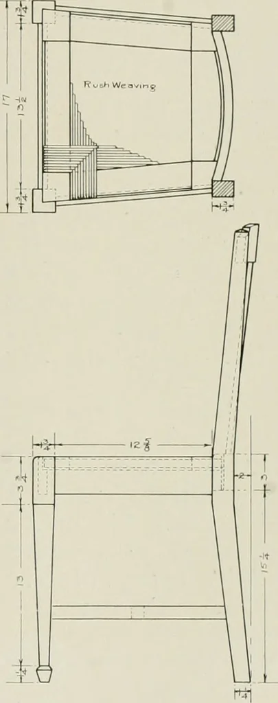 An illustration from Problems in woodwork in combination with other materials for elementary manual training, 1917, leaf 160