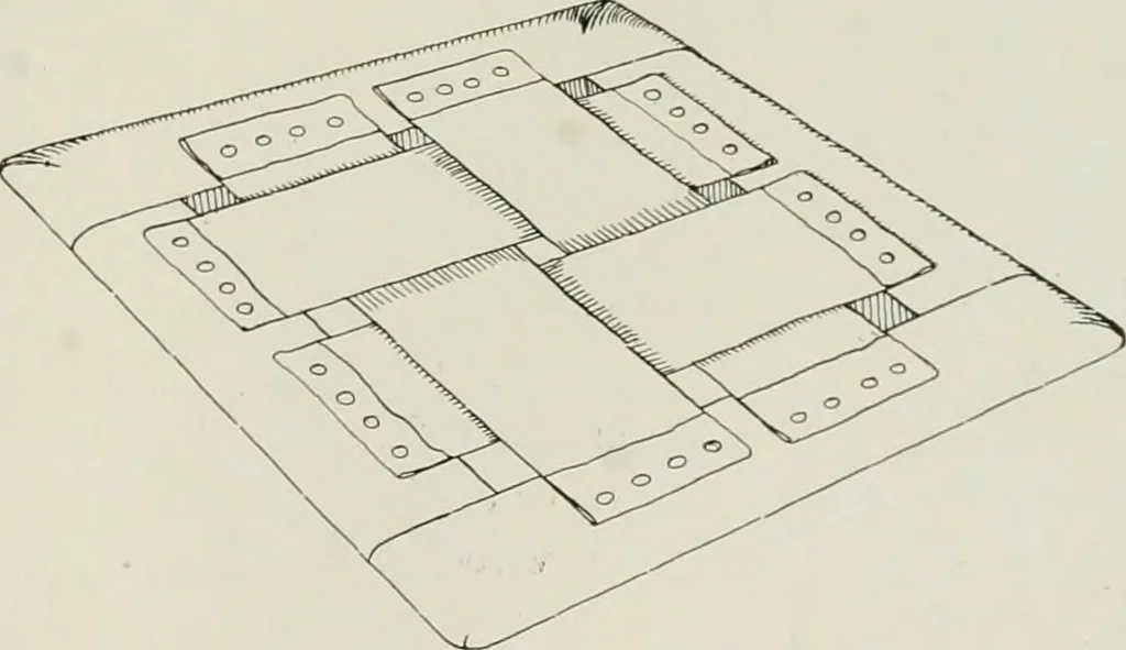 An illustration from Problems in woodwork in combination with other materials for elementary manual training, 1917, leaf 174