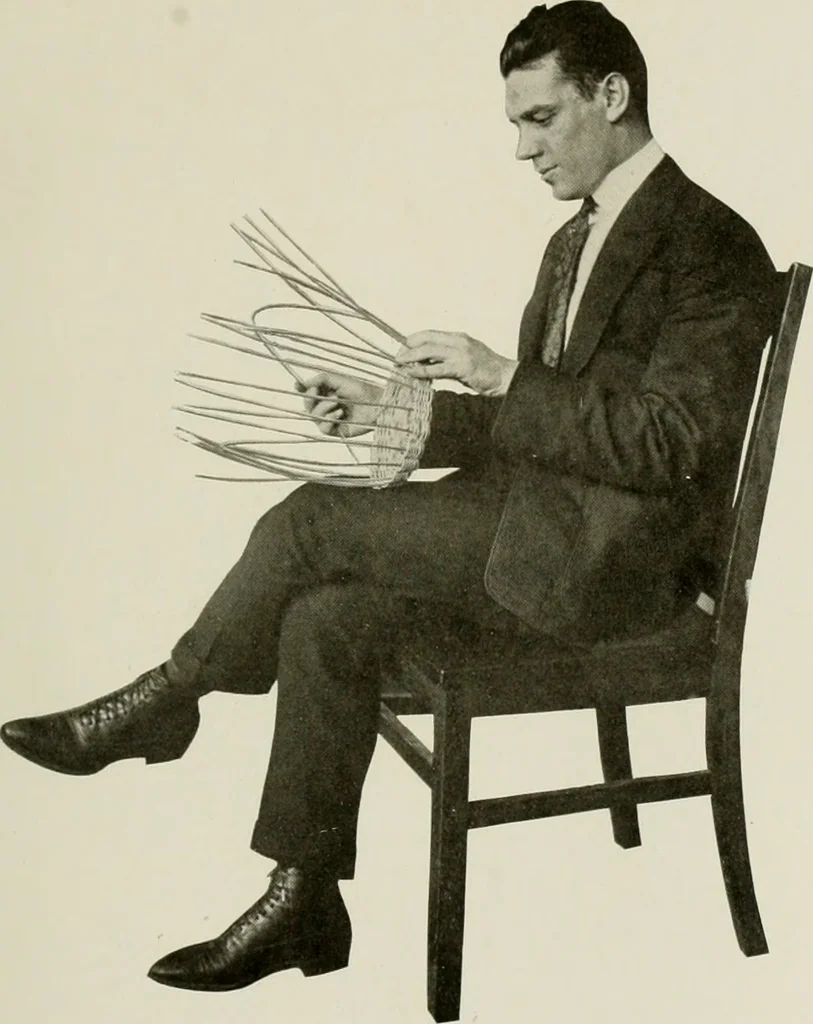 An illustration from Problems in woodwork in combination with other materials for elementary manual training, 1917, leaf 192